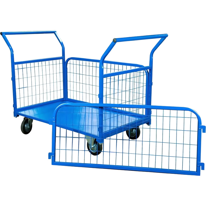 Изображение товара Платформенная тележка ТП-3С со съемными бортами 700x1200 мм грузоподъемностью 435 кг