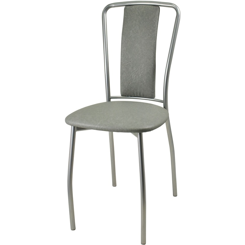 Изображение товара Стул обеденный А1.05-02 светло-серый из искусственной кожи