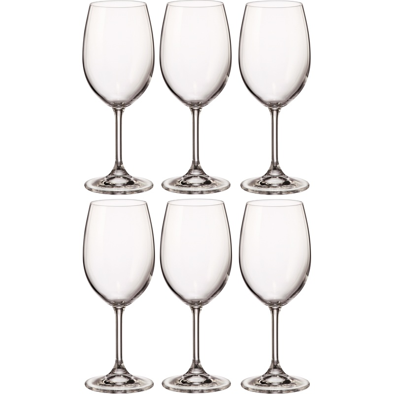 Изображение товара Набор бокалов для красного вина Crystal Bohemia Sylvia 6 шт 350 мл стекло Чехия