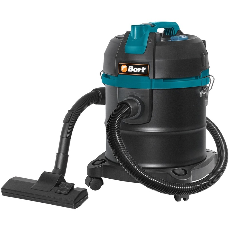 Изображение товара Пылесос строительный Bort BSS-1220 BLACK для влажной и сухой уборки