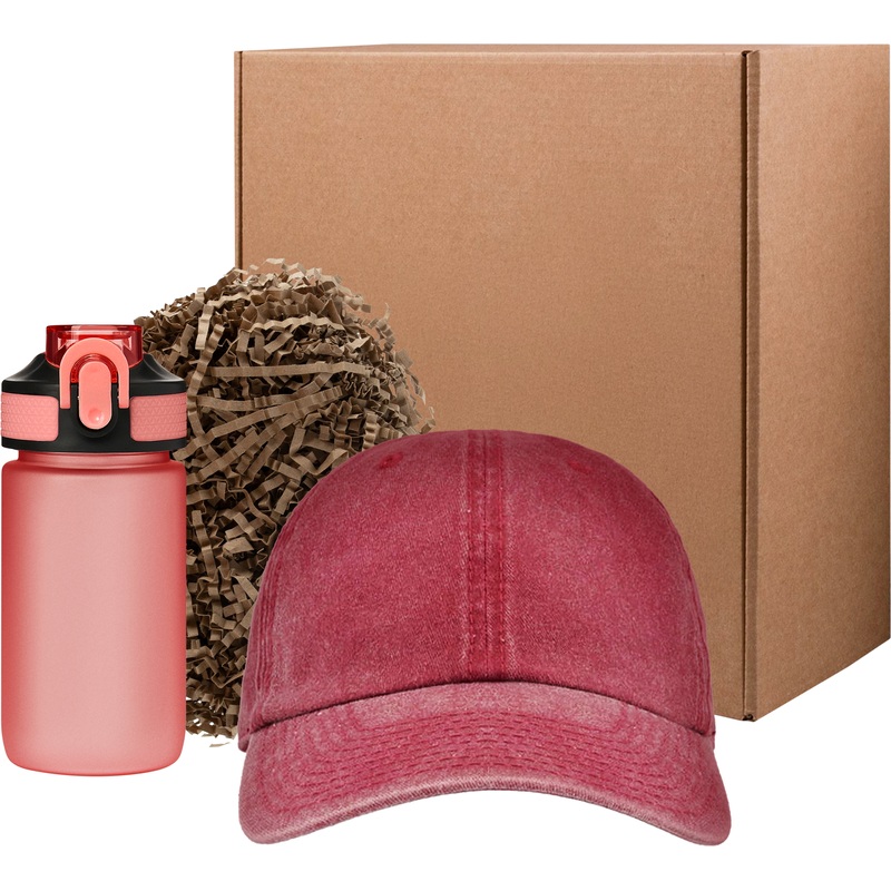 Изображение товара Подарочный набор Bonus head бейсболка и бутылка для воды Изображение товара Подарочный набор Bonus head бейсболка и бутылка для воды