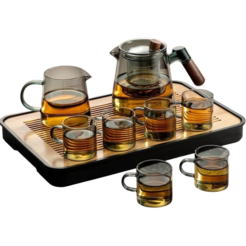 Изображение товара Сервиз чайный Джекичай на 6 персон стекло (9 предметов, 10636074)