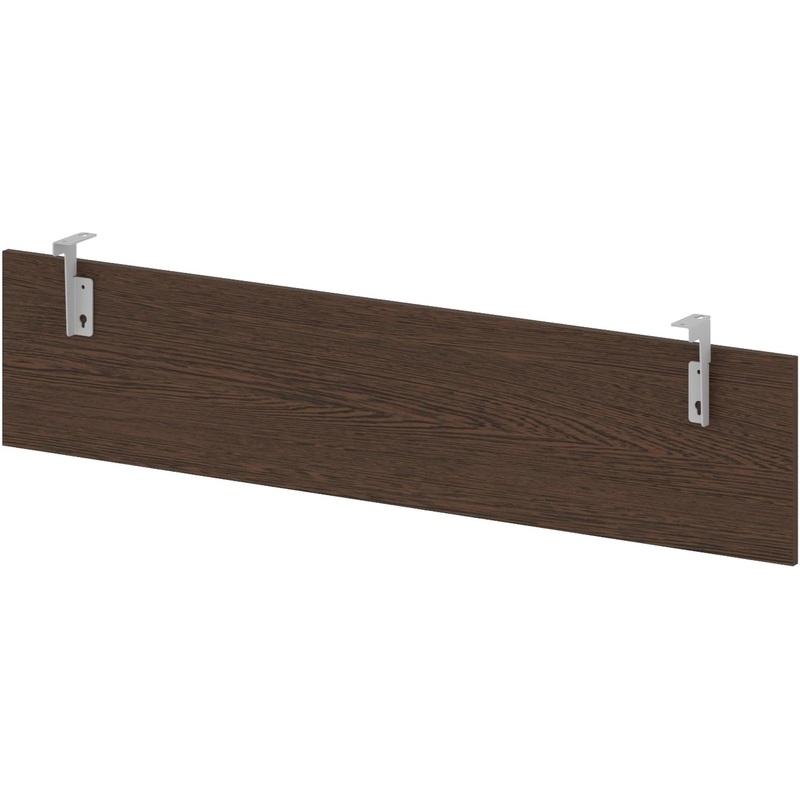 Изображение товара Царга к столу Metal System Style Б.ЦС-4 с креплением (венге цаво/серый, 1450х18х320 мм)