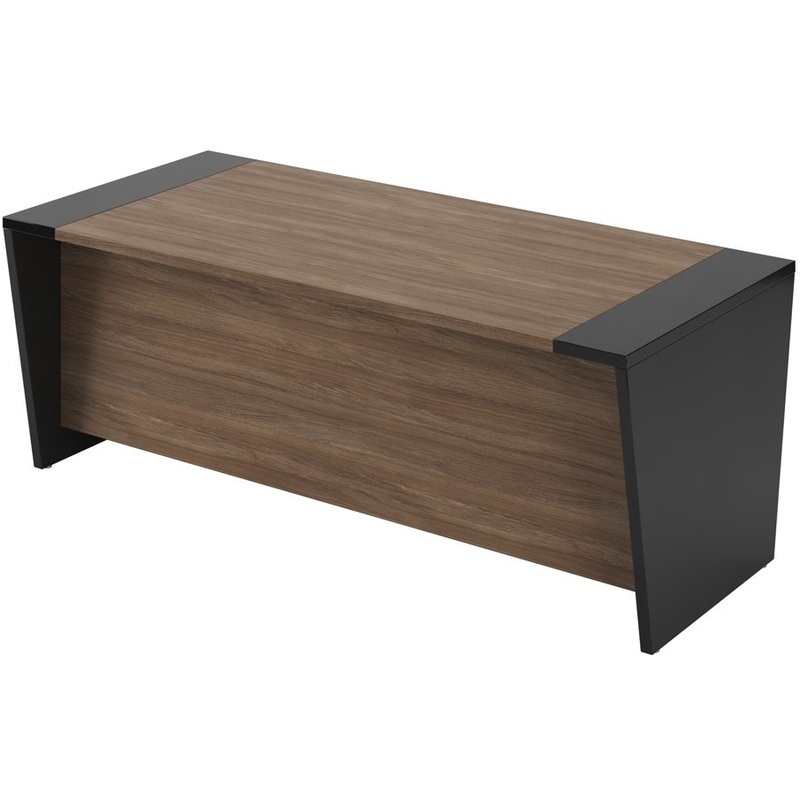 Изображение товара Стол руководителя письменный Asti (P) AST33911343 (дуб/черный, 2000х900х750 мм)