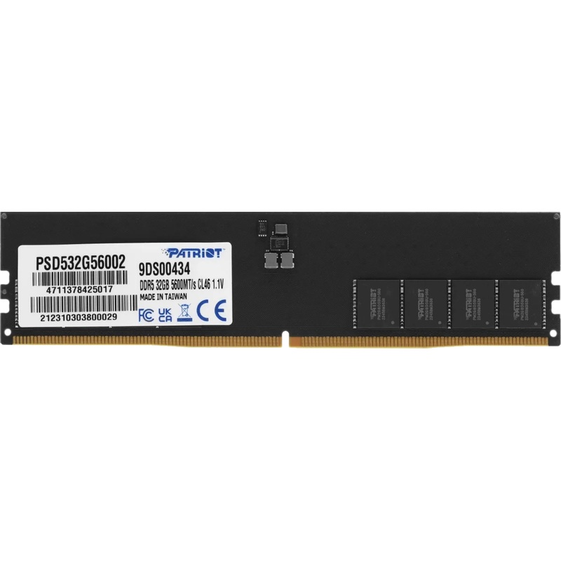 Изображение товара Модуль памяти Patriot Memory PSD532G56002 DDR5 32 ГБ