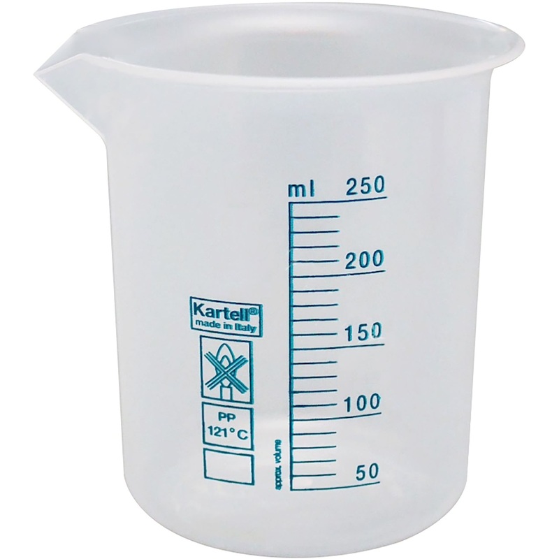Изображение товара Стакан мерный Kartell 250 мл с градуировкой 16 шт в упаковке