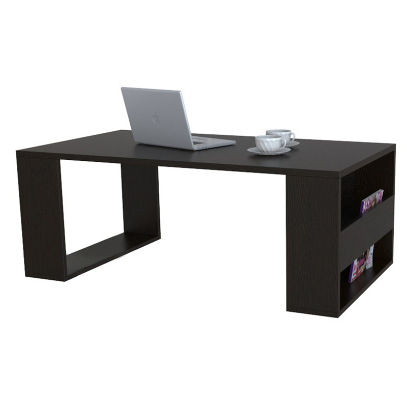 Изображение товара Журнальный стол в цвете венге с вместительной полкой 600x1100 мм