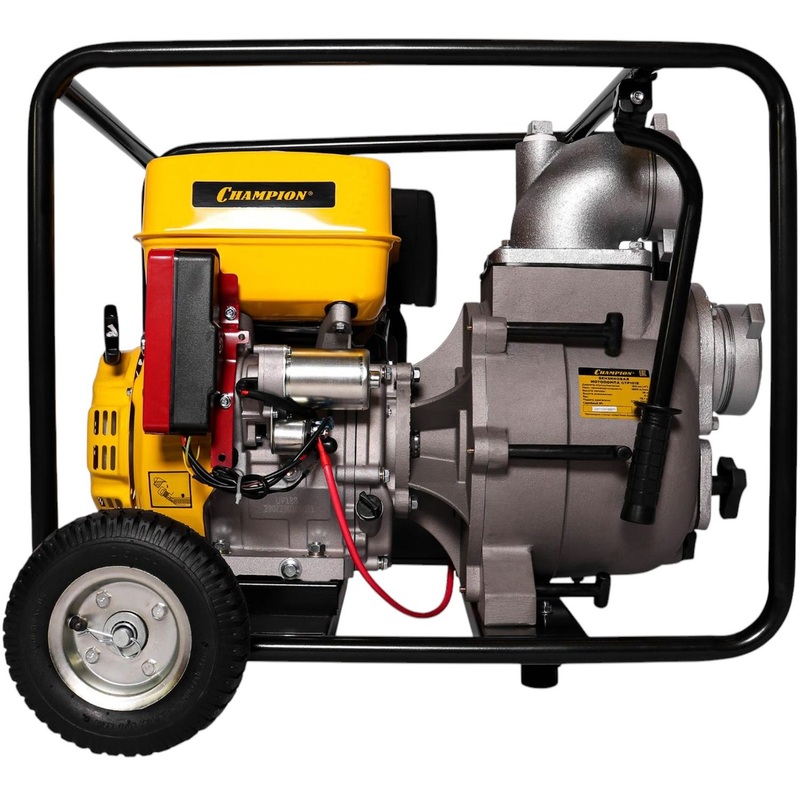 Изображение товара Мотопомпа бензиновая Champion GTP101E для чистой воды, 13 л.с., 1800 л/мин