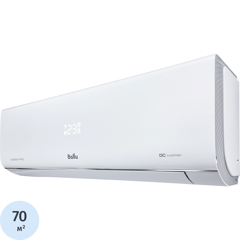 Изображение товара Сплит-система инверторная Ballu iGreen Pro DC BSAGI-24HN8_V4 комплект Изображение товара Сплит-система инверторная Ballu iGreen Pro DC BSAGI-24HN8_V4 комплект