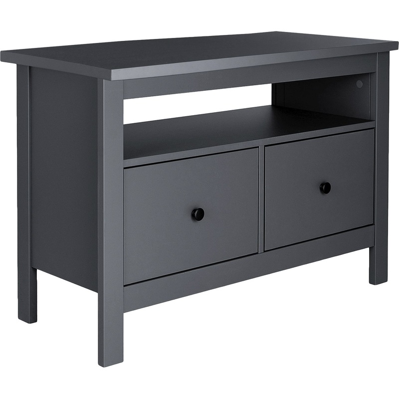 Изображение товара Тумба Сага серый 904x414x622 мм 2 ящика стиль Прованс