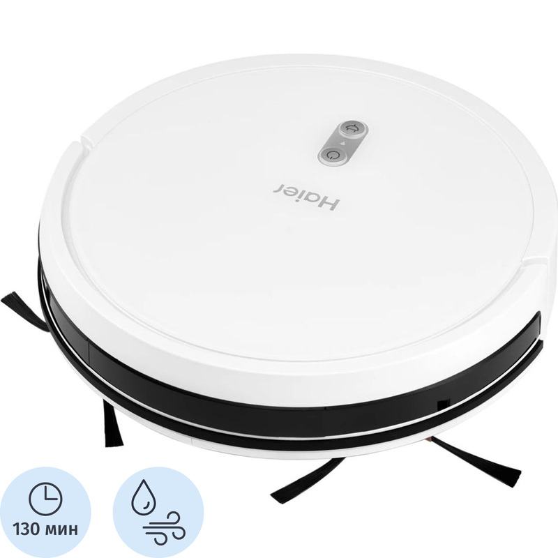 Изображение товара Робот-пылесос Haier HSR Home белый с Wi-Fi и управлением со смартфона