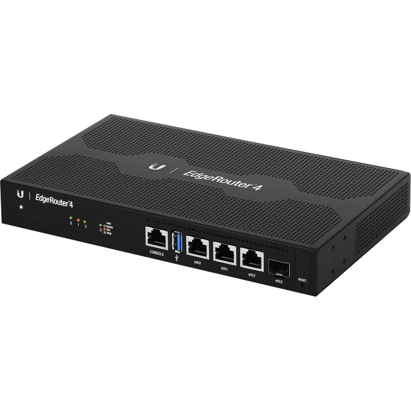 Изображение товара Маршрутизатор Ubiquiti EdgeRouter 4 (ER-4) с 3 портами LAN