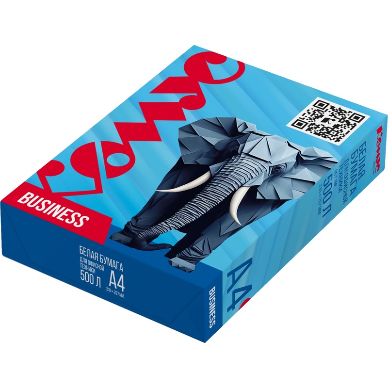 Изображение товара Бумага офисная Комус Документ Business А4 80 г/кв.м 500 листов