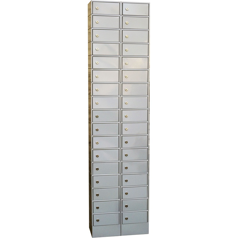 Изображение товара Шкаф хранения мобильных телефонов Klesto MM34 (425х205х1755 мм, 34 ячейки)