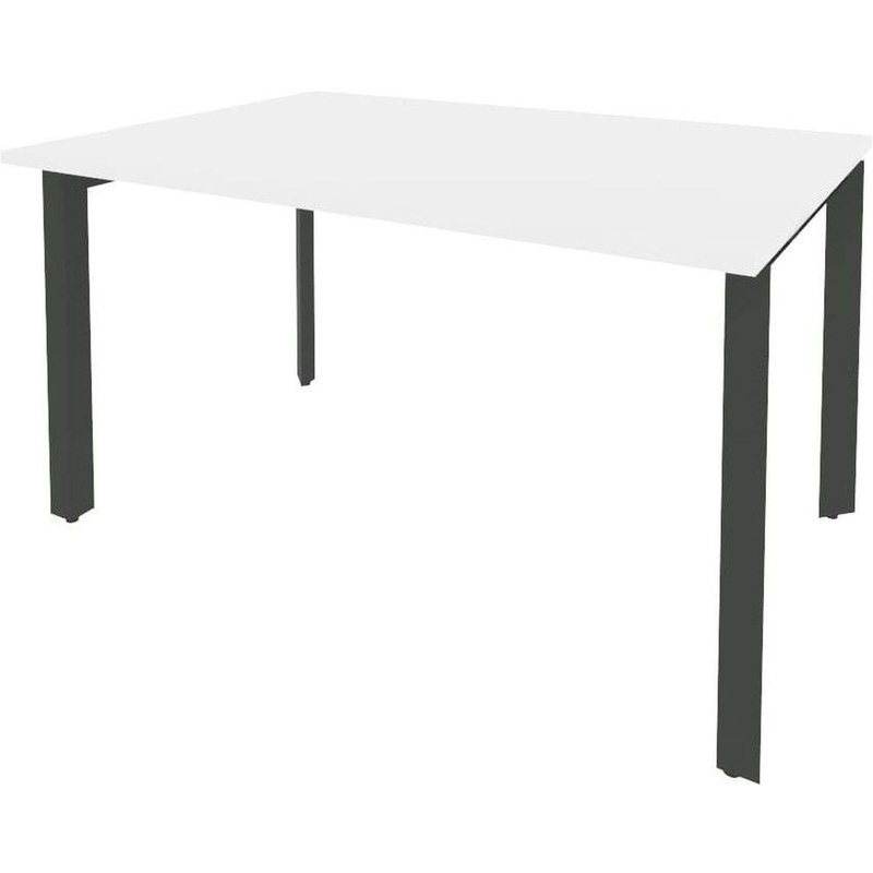 Изображение товара Стол для переговоров Onix-П O.MP-PRG-1.3 1380x980x750 мм белый бриллиант/антрацит