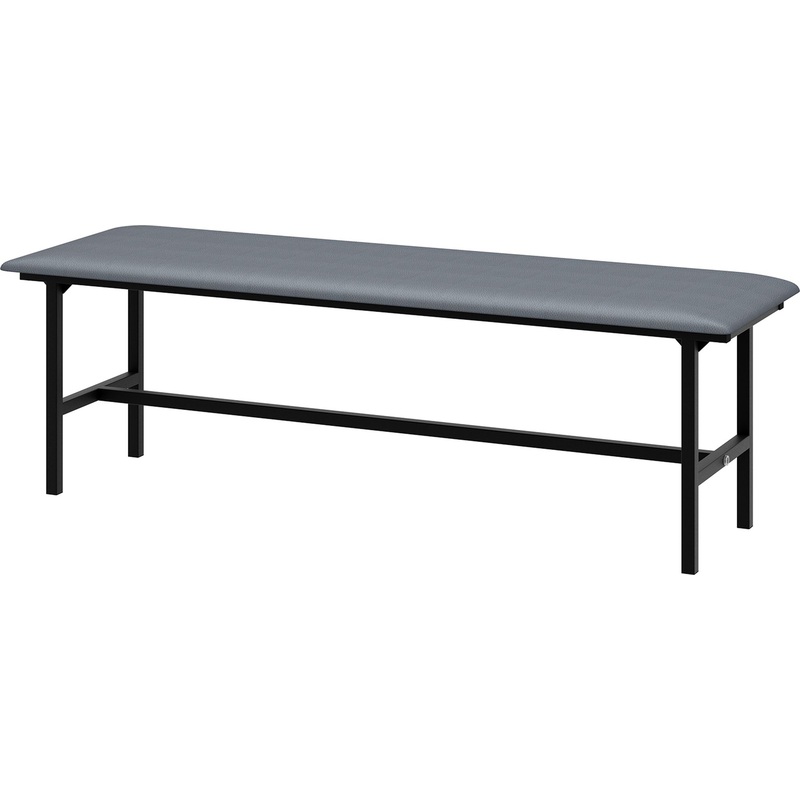 Изображение товара Банкетка трёхместная Берта БМ-4 серая на металлическом каркасе 1500х430х474 мм