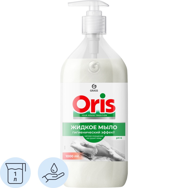 Изображение товара Жидкое мыло Grass Oris 1000 мл - универсальное решение для рук