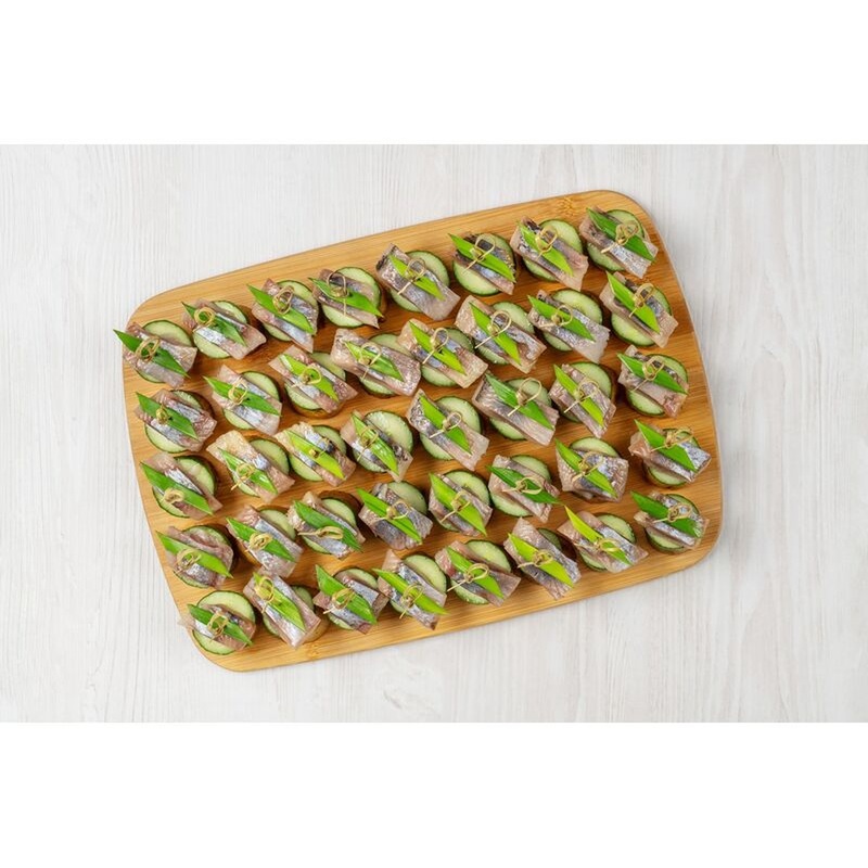 Изображение товара Фуршетный сет Канапе Крестьянское 45 шт из жареного картофеля и сельди