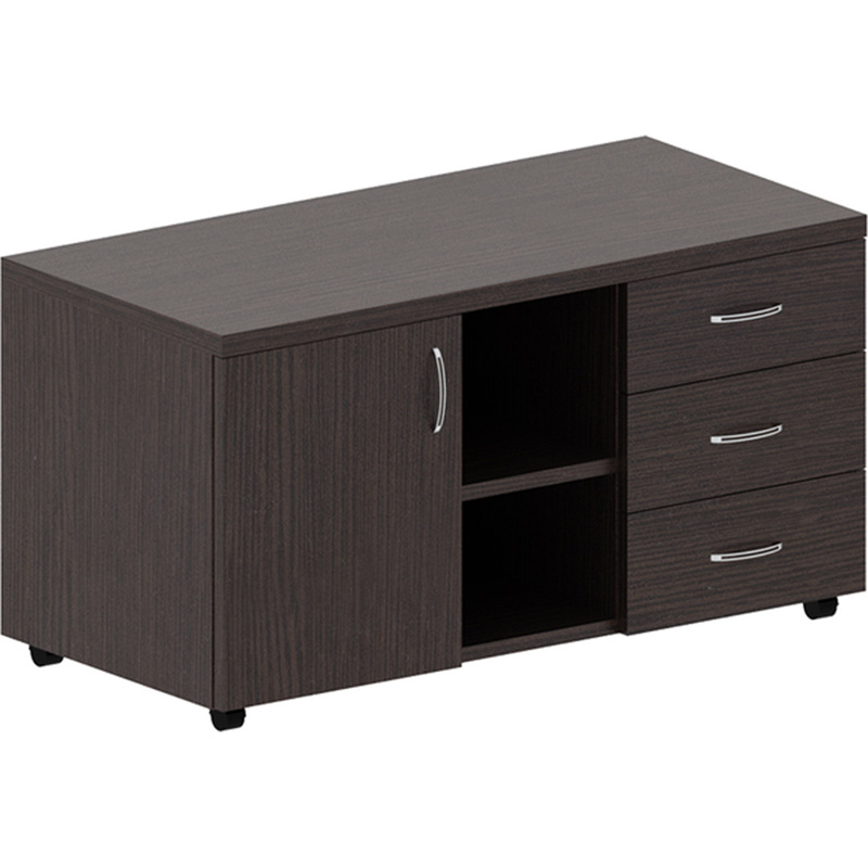 Изображение товара Тумба подкатная Эталон дуб венге 1100х520х570 мм 3 ящика