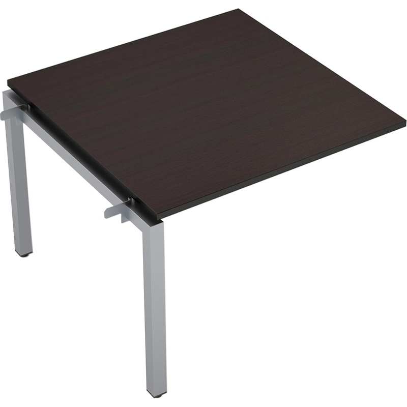 Изображение товара Элемент стола для переговоров Avance 6МПС.501 венге/алюминий матовый 1000х1000х750 мм