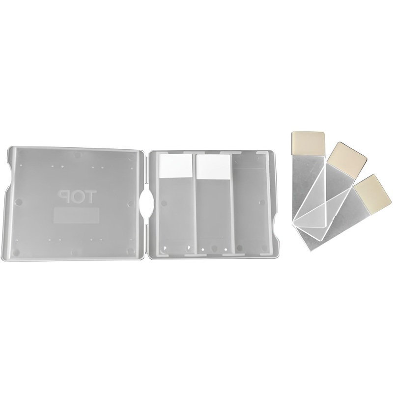 Изображение товара Штатив-бокс для хранения предметных стекол 3 гнезда (100 штук в упаковке)