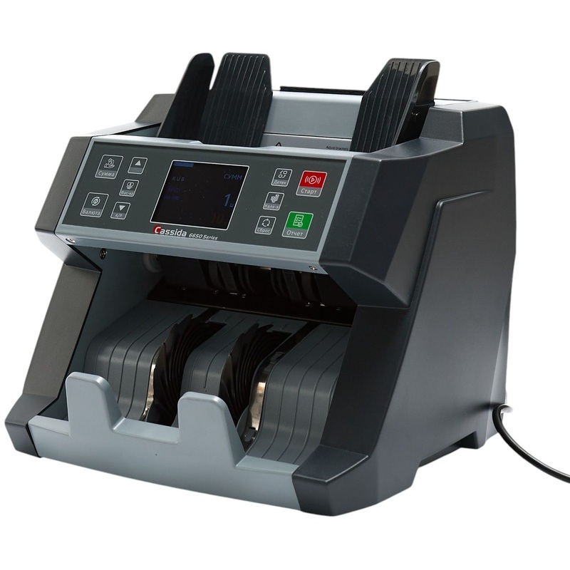 Изображение товара Счетчик банкнот Cassida 6650 LCD UV EUR/USD/RUB