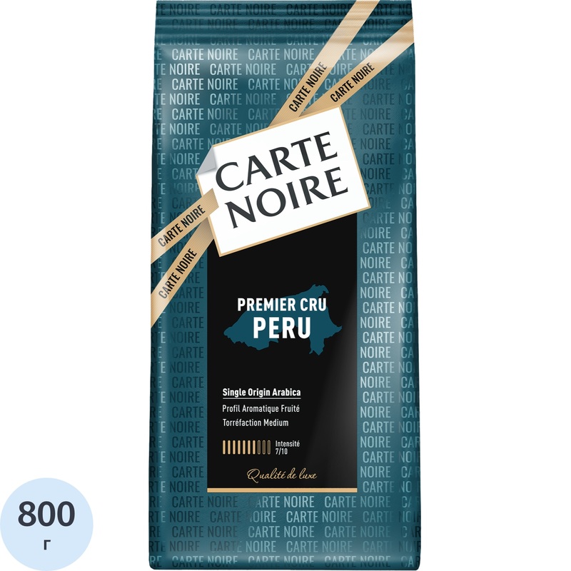 Изображение товара Кофе в зёрнах Carte Noire Premier Cru Peru 800 г