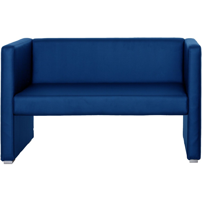 Изображение товара Диван двухместный Бриф БФ.2 синий искусственная кожа