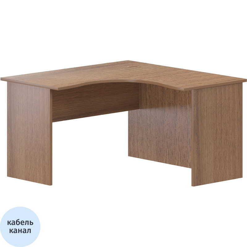 Изображение товара Угловой стол Арго А-203.60 правый венге орех гварнери, 1200х1200х760 мм