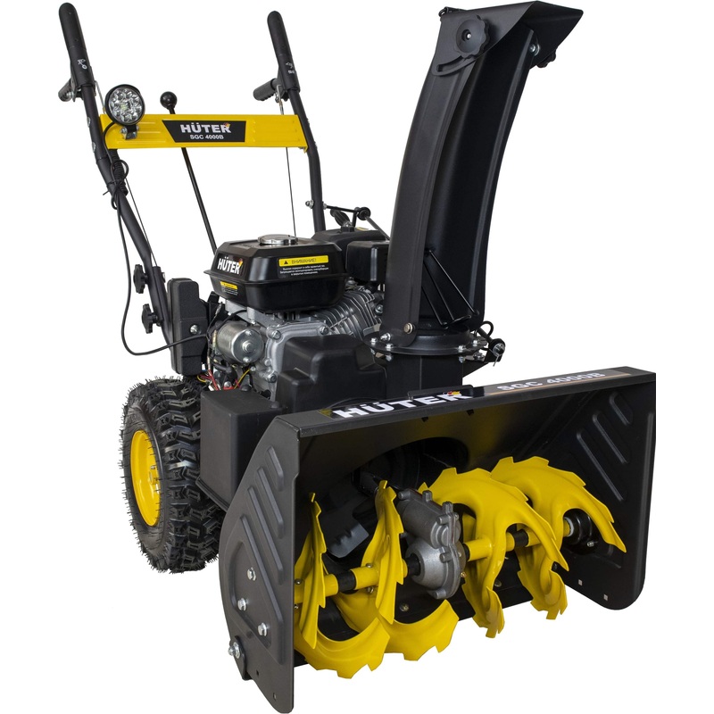Изображение товара Бензиновый снегоуборщик Huter SGC 4000B 70/7/13 с электростартером и фара в комплекте