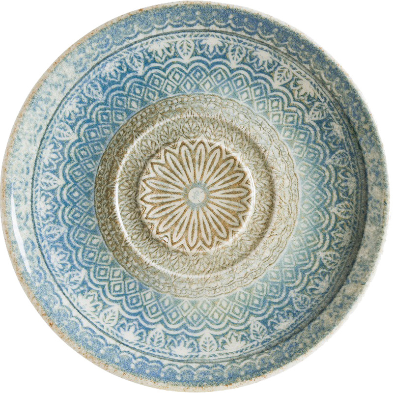 Изображение товара Тарелка подстановочная Bonna Ривус Гурмэ фарфор 19 см разноцветная