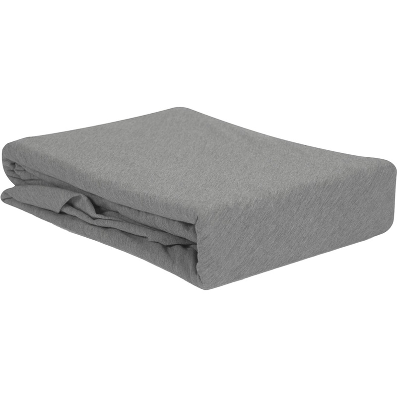 Изображение товара Простыня на резинке Tkano Essential 180х200х30 см хлопковая серая