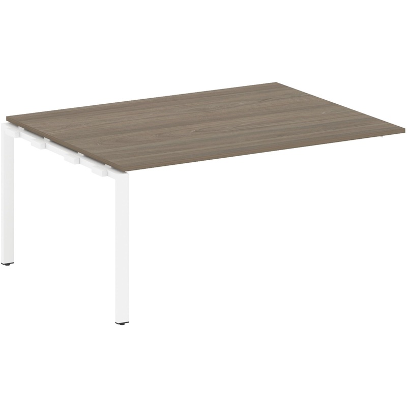 Изображение товара Стол переговоров Metal System Style БП.ППРГ-4 1600х1235х750 мм в цвете вяз благородный белый