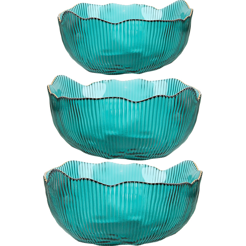 Изображение товара Набор салатников Nouvelle Home Frost Stripe из 3 штук