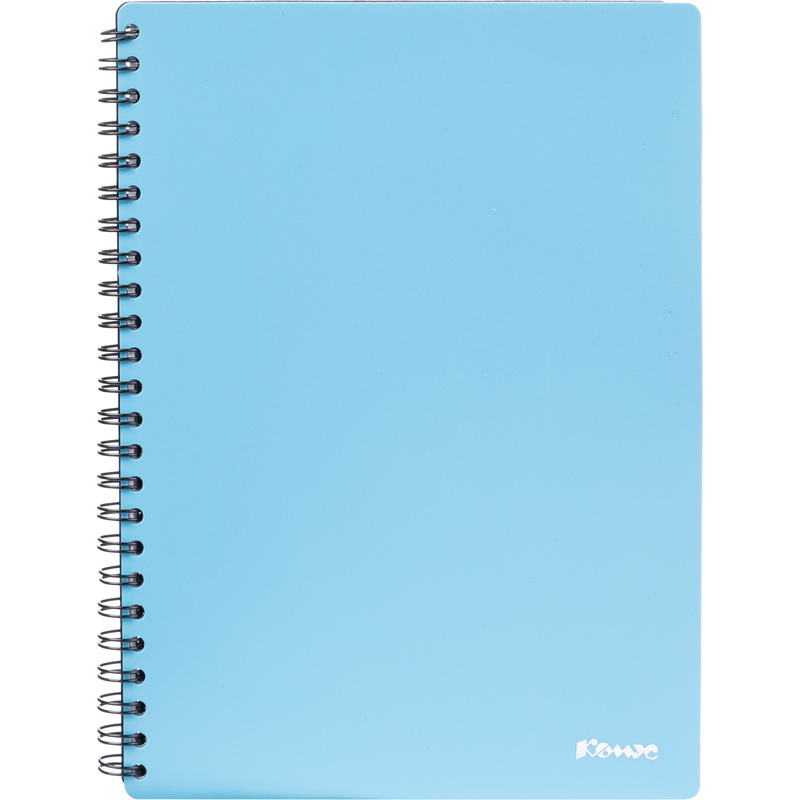 Изображение товара Бизнес-тетрадь Комус Classic А5 на спирали с 100 листами голубая