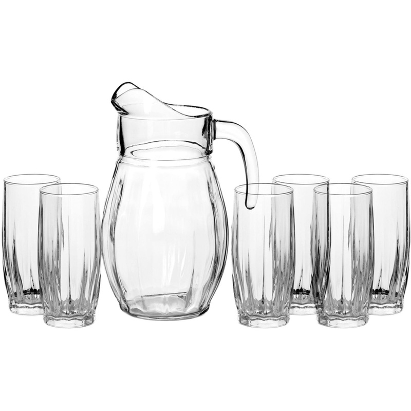 Изображение товара Набор посуды для напитков Pasabahce Данс кувшин 1700 мл и 6 стаканов 320 мл