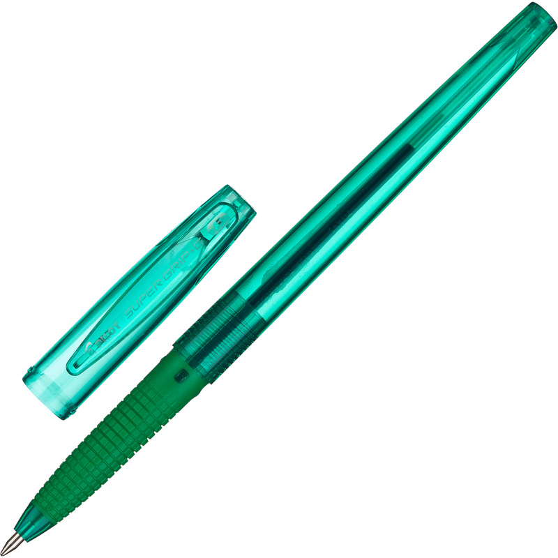 Изображение товара Ручка шариковая Pilot Super Grip BPS-GG-F-G зеленая (толщина линии 0.22 мм)