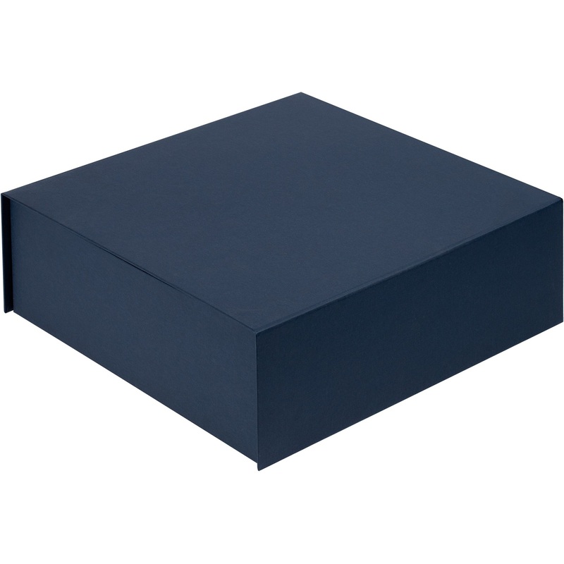 Изображение товара Коробка подарочная Quadra синяя 31x30.5x10.5 см для подарков и декора