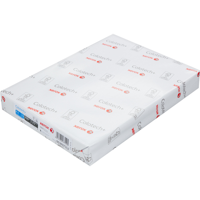 Изображение товара Бумага для цветной лазерной печати Xerox Colotech + А4 300 г/м2 125 листов