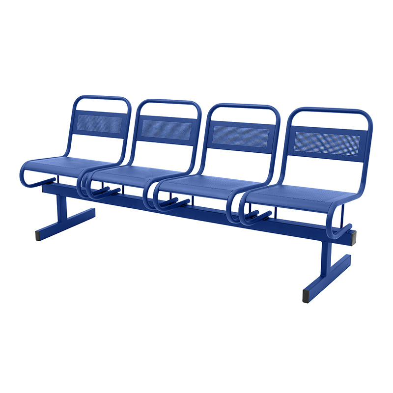 Изображение товара Многоместная секция Раунд СМ119-04 перфорированная синяя на 4 места