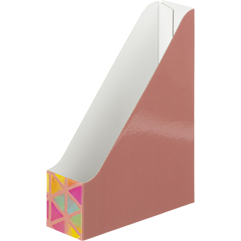 Изображение товара Лоток вертикальный для бумаг 75 мм Attache Selection Travel картонный красный