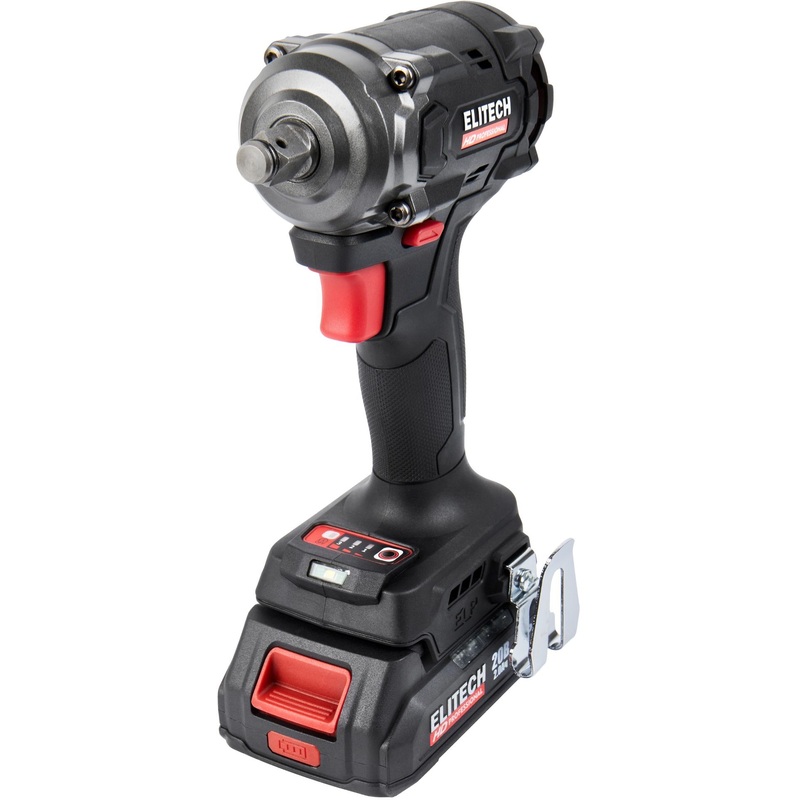 Изображение товара Профессиональный аккумуляторный гайковёрт Elitech HD CW 2004SL 450 Нм 20 В