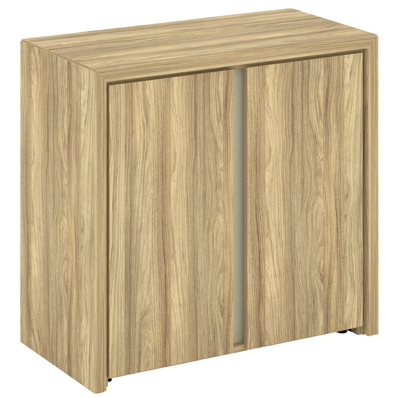 Изображение товара Шкаф для документов Corner COR.ST-3.1 гикори песочный/ваниль 900х450х845 мм