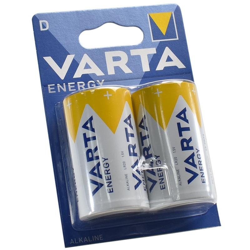 Изображение товара Батарейка D (LR20) Varta Energy (2 штуки в упаковке, 4120229412)