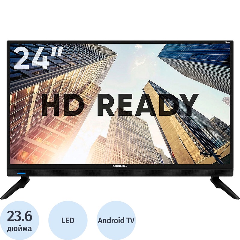 Изображение товара Телевизор 24 Smartmax SM-LED24M11S HD ready с Android TV Wi-Fi USB HDMI