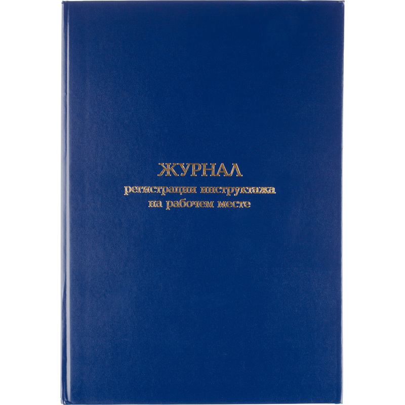 Изображение товара Журнал регистрации инструктажа на рабочем месте 96 листов бумвинил Россия