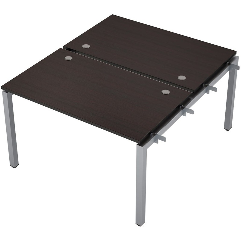 Изображение товара Рабочая станция Avance 6МБН.5278 двухместная венге алюминий матовый
