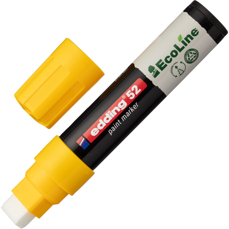 Изображение товара Маркер промышленный лаковый Edding на водной основе жёлтый 4-15 мм (4-52-005)