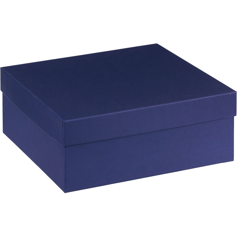 Изображение товара Коробка подарочная Recollection синяя 25.6x22.6x10.3 см