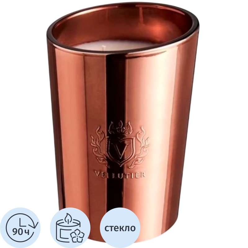 Изображение товара Ароматическая свеча Vellutier Пылающий закат 16x11 см для уютного интерьера